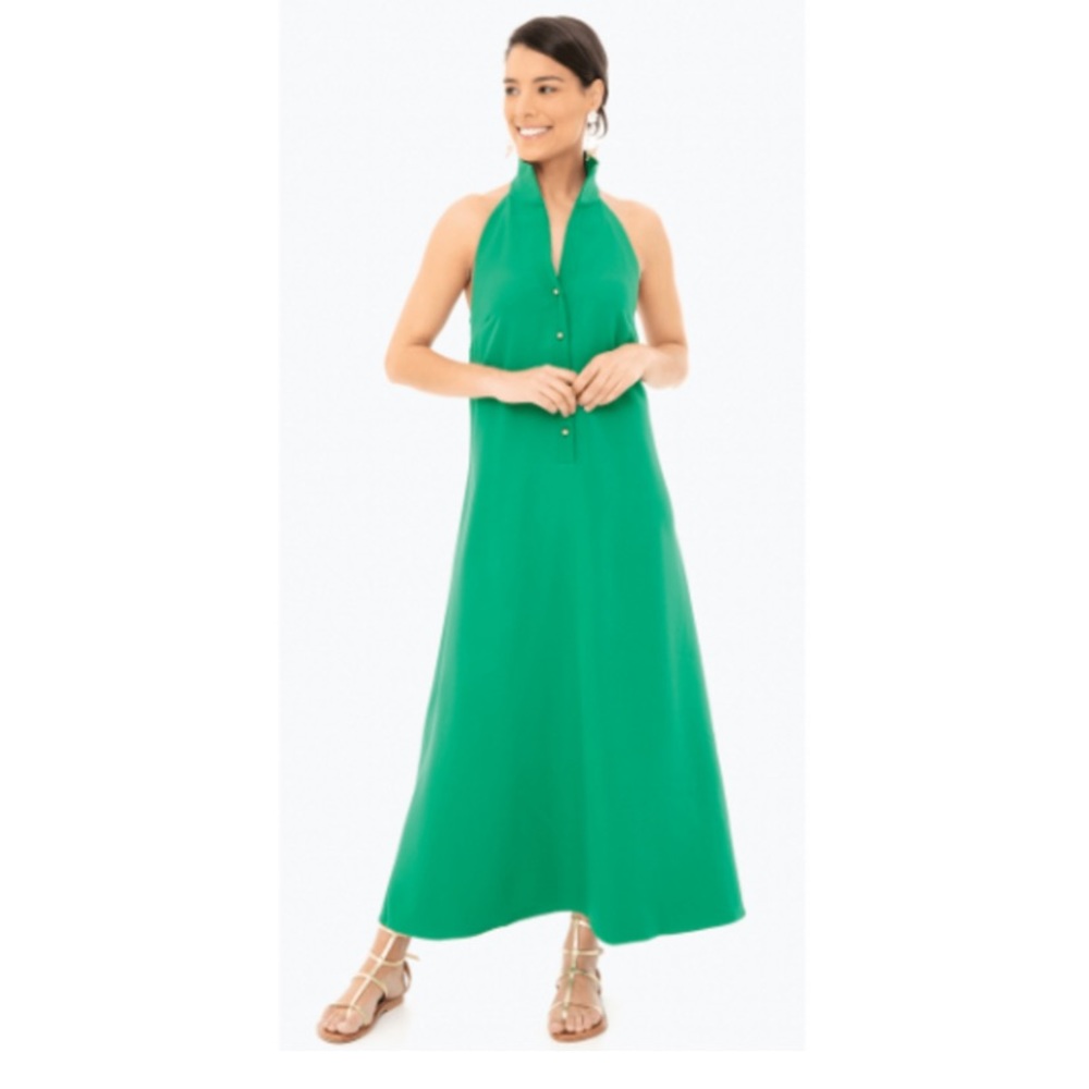 Tuckernuck green halter dress